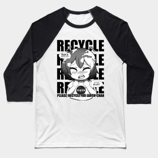 Earth-chan manga mode Baseball T-Shirt